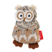 75036 Іграшка для собак сова з пищалкою Gigwi Plush, текстиль, 10см