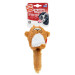 75220 Іграшка для собак Лисиця з великою пищалкою Gigwi Plush, плюш, штучне хутро, 18 см