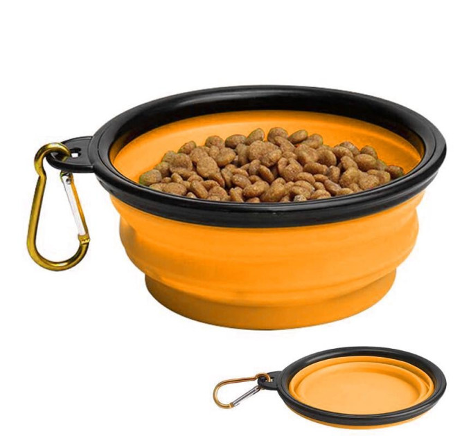 Миска для собак, 2500ml, помаранчева
