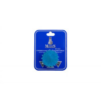 3С000179 Іграшка для собак М\'яч Міна MODES Denta з канатом ,блакитний розмір XS-4 см