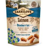 8851 Ласощі Carnilove Dog Crunchy Snack лосось, чорниця для собак, 200 г