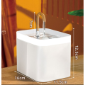 Автоматична поїлка-фонтан, pet water fountain, 1.5L, 220V J2619-White-EU Прозорий-матовий