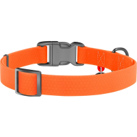 Нашийник для собак водостійкий WAUDOG Waterproof з QR паспортом, пластиковий фастекс, XXL, Ш 40 мм, Дов 46-70 см, помаранчевий