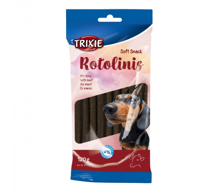 31771 Ласощі Soft Snack Rotolinis з яловичиною 120 гр (12шт)