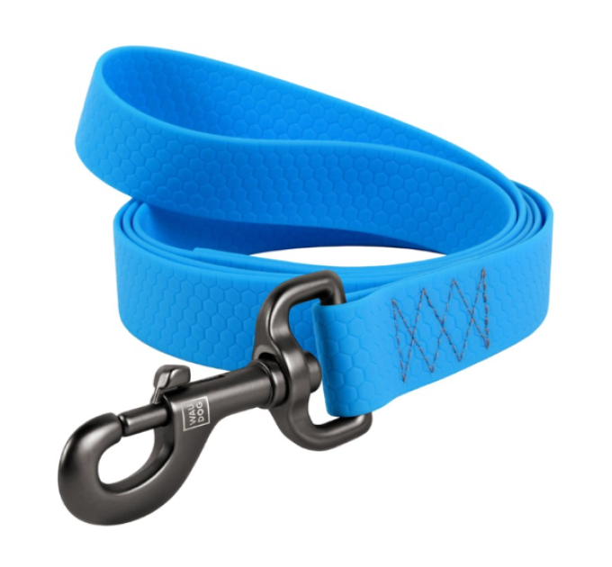 27352 Повідець WAUDOG Waterproof, водостійкий блакитний, S, Ш 15 мм, Дов 183 см