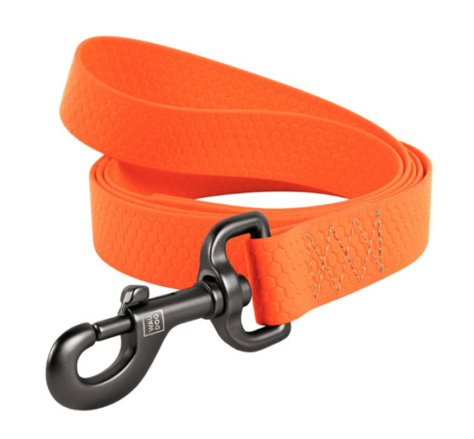 Повідець WAUDOG Waterproof, водостійкий помаранчевий 27354 Довжина - 183 см, ширина - 15 мм.