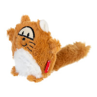 75220 Іграшка для собак Лисиця з великою пищалкою Gigwi Plush, плюш, штучне хутро, 18 см