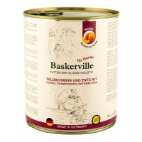 Консерви для собак Baskerville. Кабан і качка з гарбузом, 400 гр.