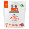 Корм для собак середніх порід Brit Care Dog Hypoallergenic Adult Medium Breed гіпоалергенний з ягням 1 кг