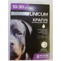 Краплі Unicum premium від гельмінтів, бліх та кліщів на холку для собак вагою  10-30 кг
