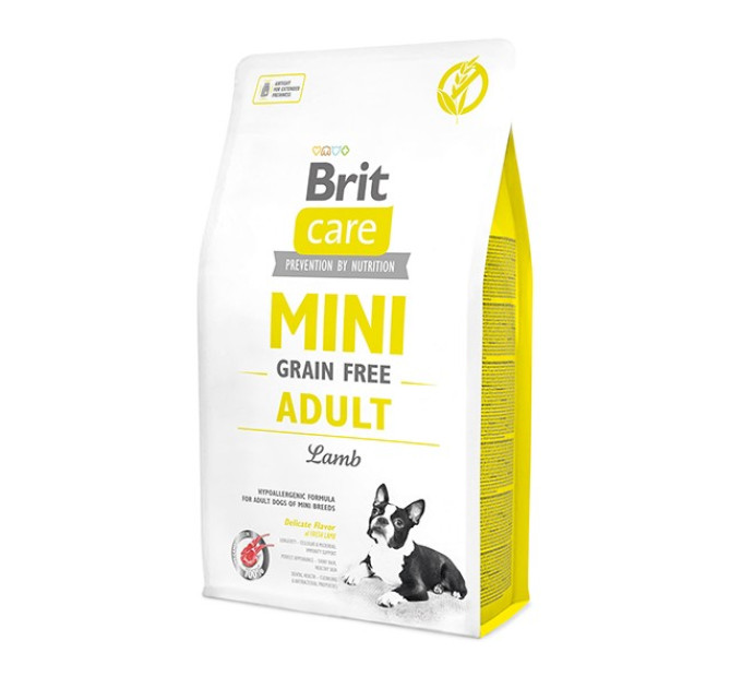 Корм Бріт Brit Care GF Mini Adult 2 kg Lamb (д/собак малых пород) ягненок