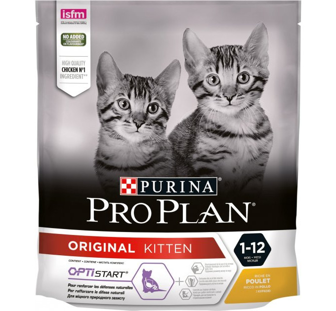 ProPlan ORIGINAL Kitten. З куркою, сух/кош 8х400г