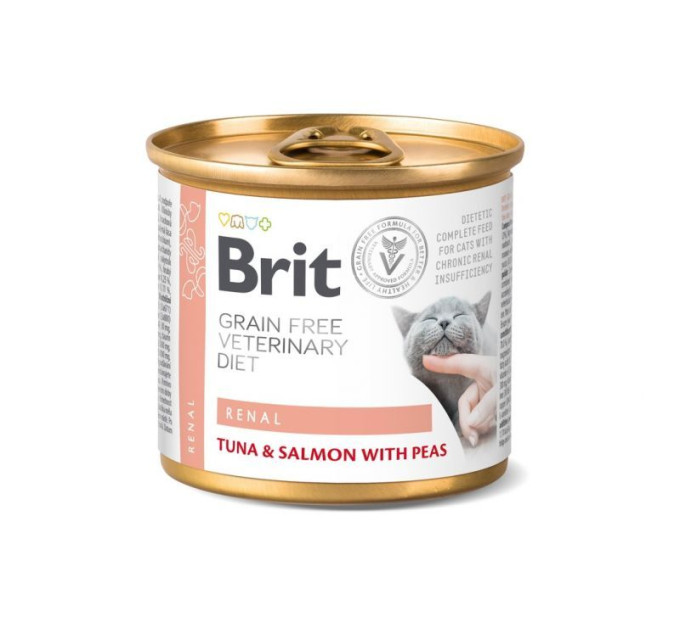 Корм Консерва Бріт Brit GF Veterinary Diet Cat Renal 200 g