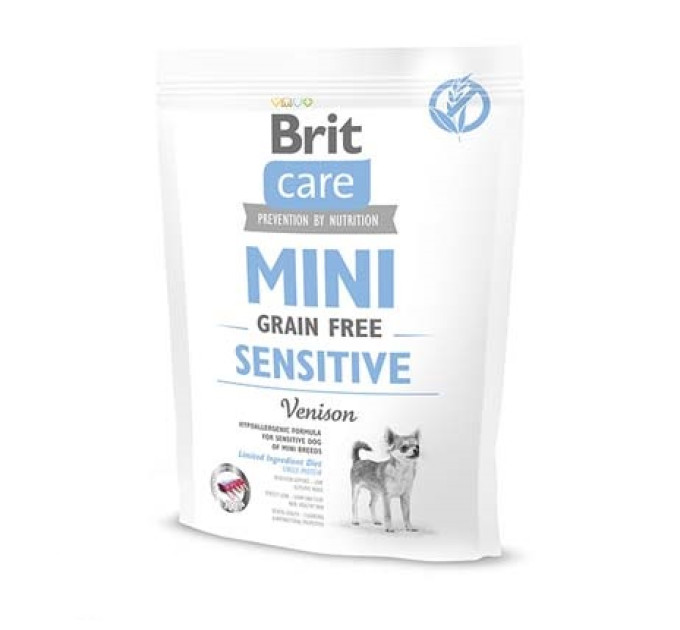 Корм Бріт Brit Care GF Mini Sensitive 0,4 kg (д/собак малых пород c чувствительным пищеварением)