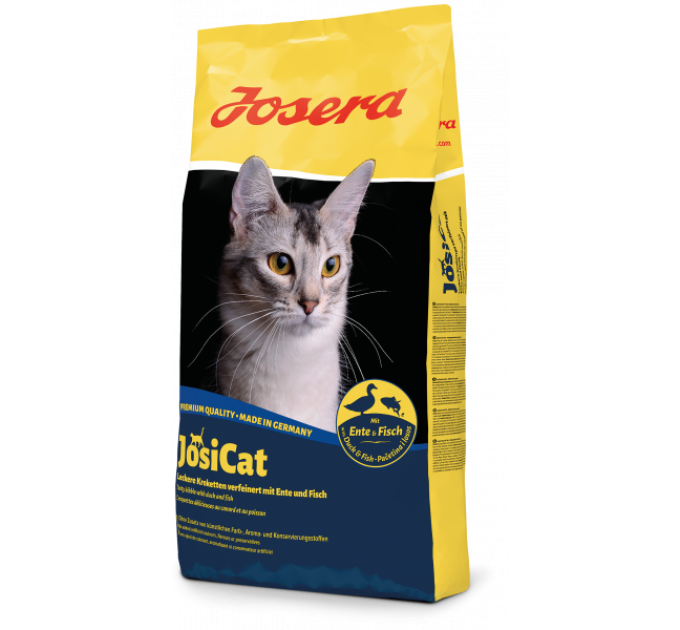 Корм Йозера Josicat Ente&Fisch для дорослих котів 10 кг.