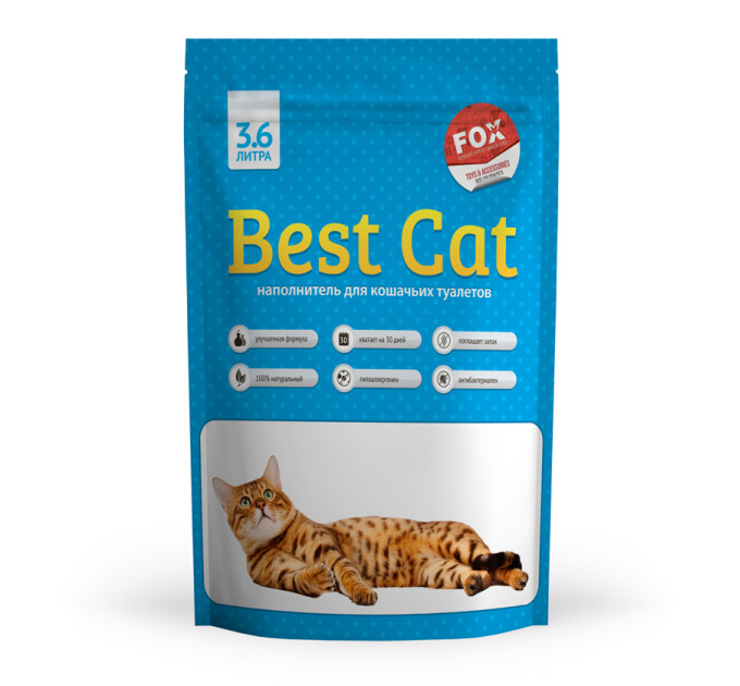 Силікагелевий наповнювач Best Cat Blue 3,6 л/10