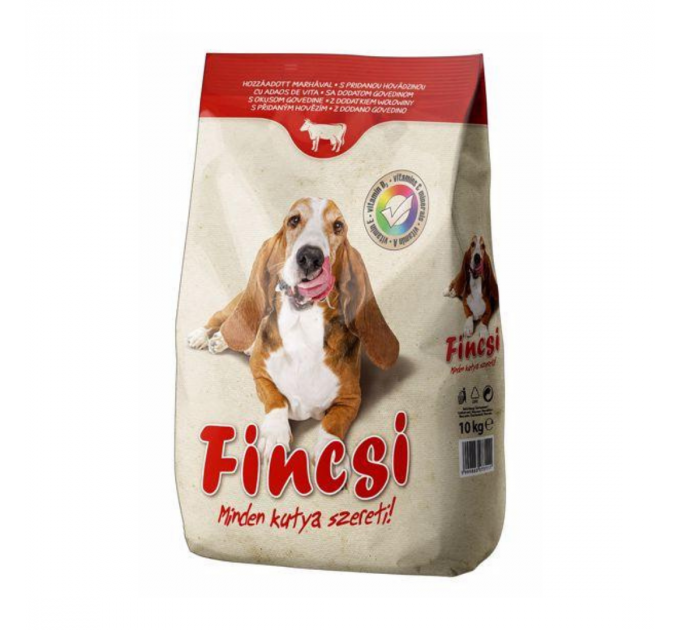 Корм Fincsi Фінчі зі смаком яловичини для собак 10 кг