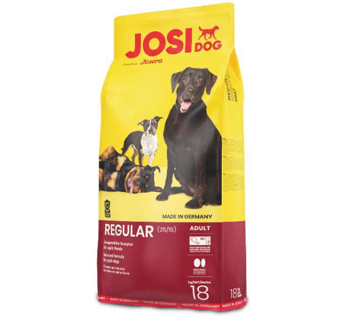 Корм Йозера JosiDog Regular 900 г для дорослих динамічних собак