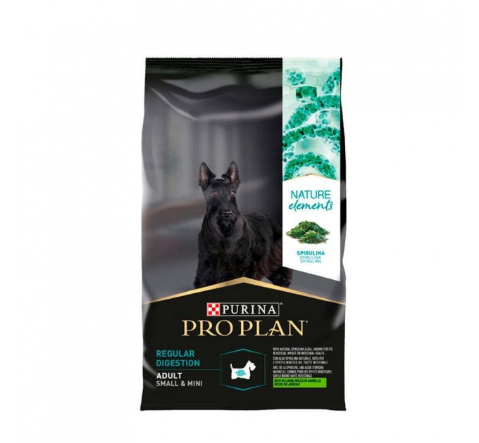 ProPlan Nature Elements. Нормальне Травлення. З ягням та спіруліною.Для собак малих порід з чутл. тр