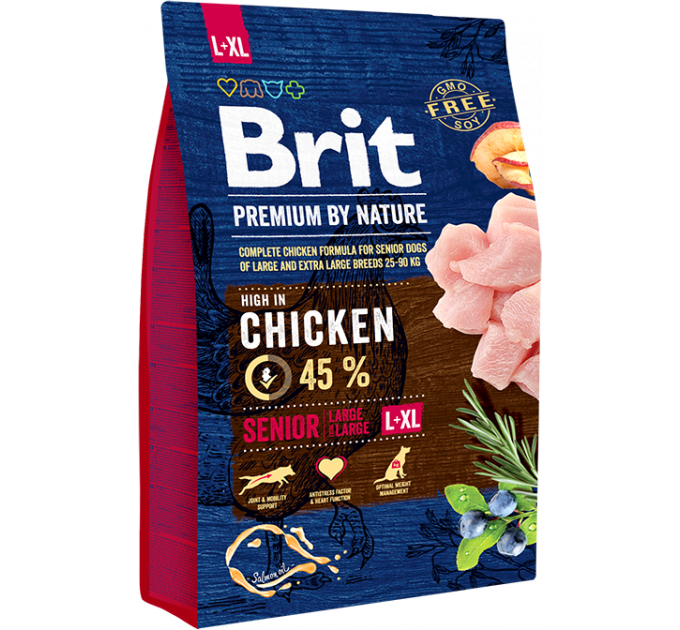 Корм Бріт Brit Premium Dog Senior L+XL 15 kg