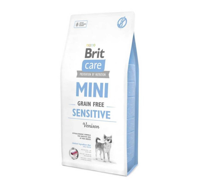 Корм Бріт Brit Care GF Mini Sensitive 2 kg (д/собак малых пород c чувствительным пищеварением)