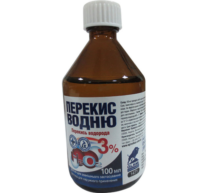 ПЕРЕКИС ВОДНЮ 3% Р-Н ФЛ-100МЛ (СПРЕЙ) O.L.KAR