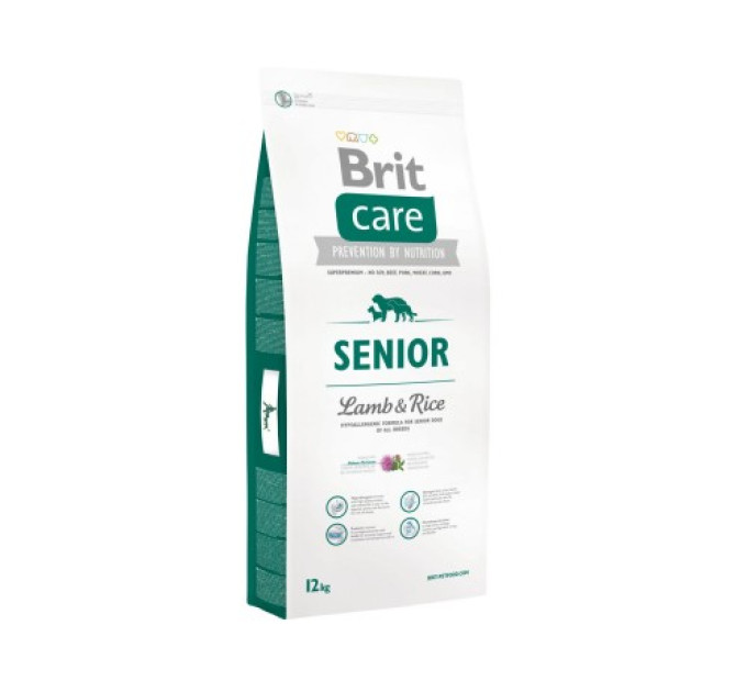 Корм Бріт Brit Care Senior Lamb and Rice 12 kg (д/пожилых всех пород)