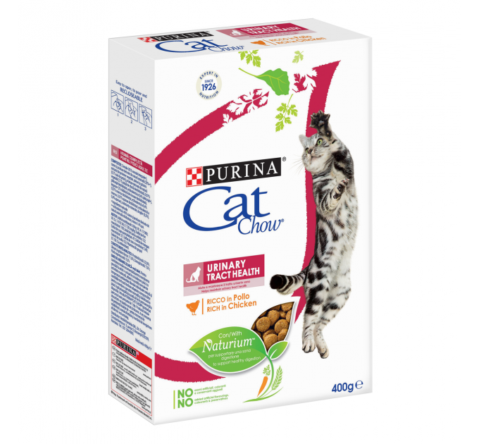 CAT CHOW UTH.Для підтримки сечової системи.Сух/кот 10х400г