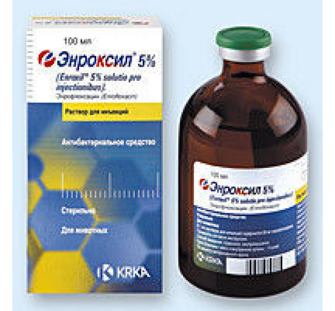 Енроксил 5% ін\'єкційний 100 мл