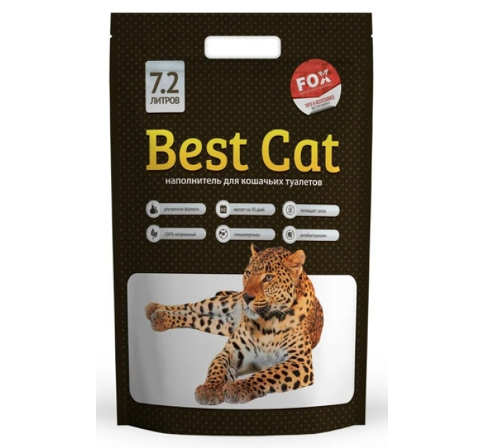 Силікагелевий наповнювач Best Cat Whiter 7,2 л/6