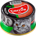 Паштет Carnie мясний з кроликом для дорослих котів 90 г