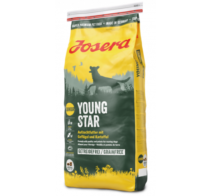 Корм Йозера Young Star (Янг Стар) для підростаючих собак 15 кг