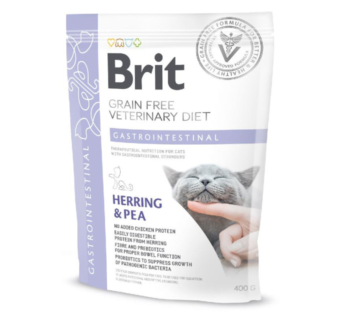 Корм Бріт Brit GF Veterinary Diets Cat Gastrointestinal 2 kg