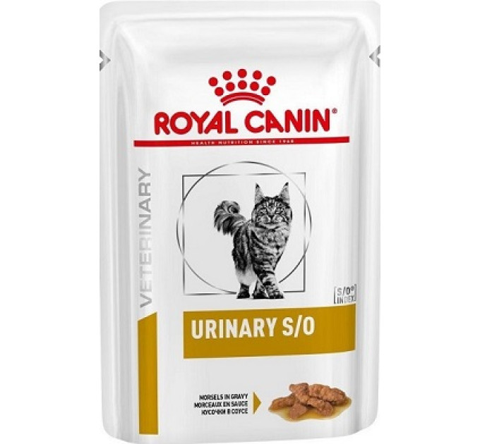 Корм Роял для котів VD FELINE WET URINARY S/O CAT pouches (шматочки у соусі) 85 g