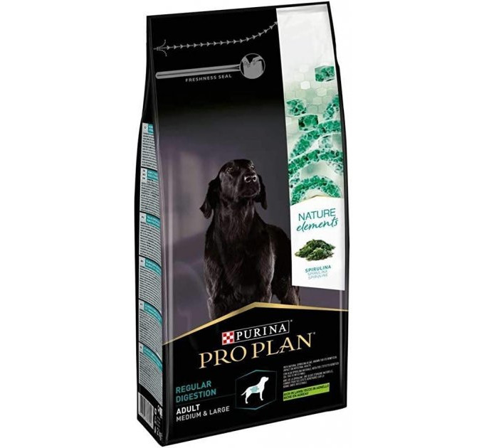 ProPlan Nature Elements. Нормальне Травлення. З ягням та спіруліною.Для собак середніх та великих по