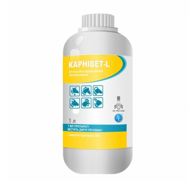 Карнівет L розчин для перорального застосування, 1 л
