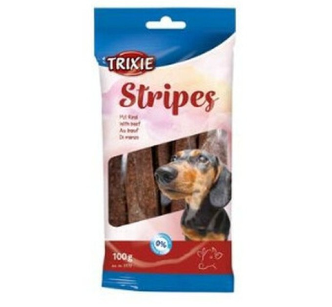 Лакомство д/соб. "Stripes Light" с говядиной 100гр (10шт)