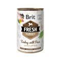 Корм Бріт Brit Fresh Turkey/Peas k 400g индейка, горошек д/собак