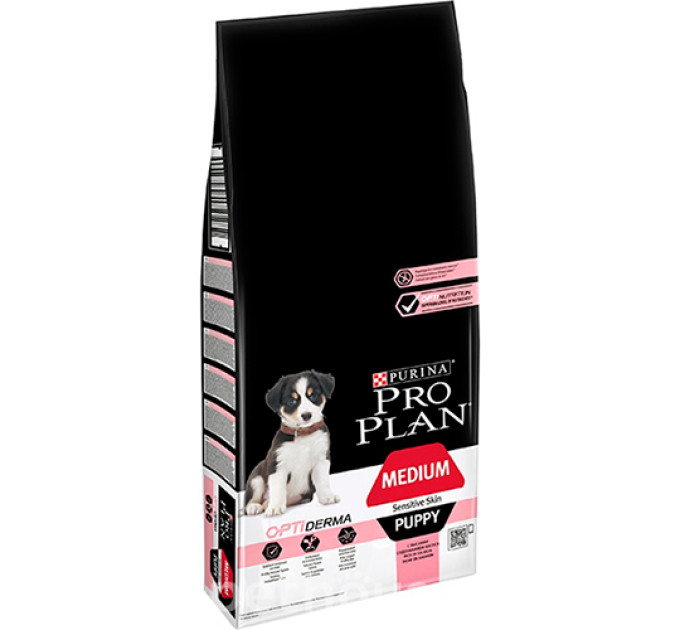 ProPlan Puppy Medium Sensitive. З лососем. Цуц сер.порід схильних до алергії, сух. 12кг