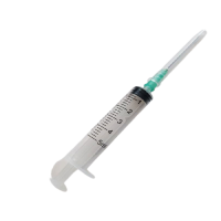 Шприц ін. 5 ml, двокомпонентний, з голкою 0,7 mm х 38 mm (22Gх1 1/2) (Луєр. без групової тари)