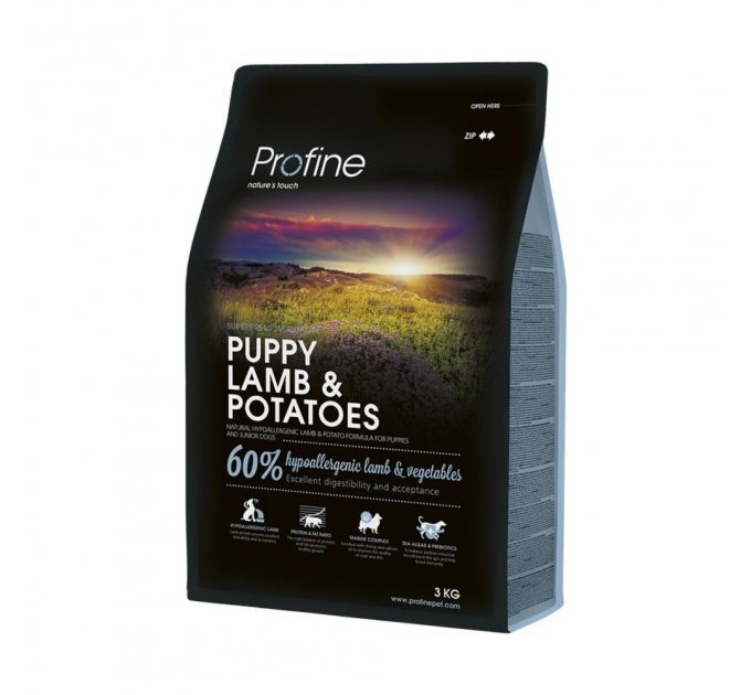 Корм Профайн Profine Puppy Lamb 3 кг,ягненок д/щенков