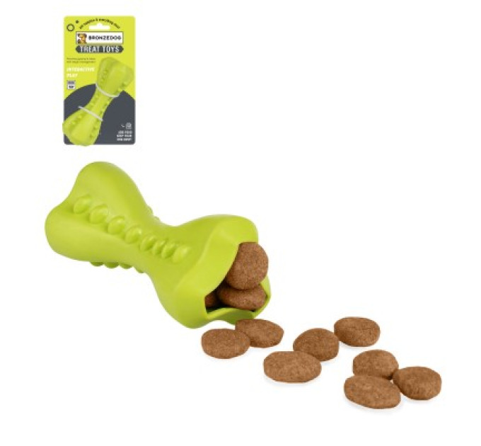 YT93822-В Іграшка для собак Bronzedog Smart (green) 12 х 5 см/48