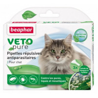 Краплі Beaphar Bio Spot On від бліх, кліщів і комарів для кішок 3 піпетки