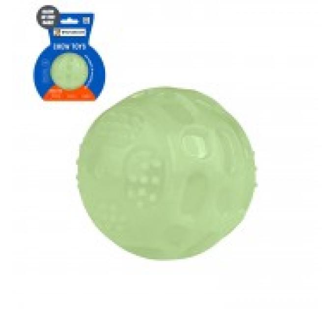 YT96383 Іграшка світлонакопичувальна для собак Bronzedog Chew Ball 7,5см
