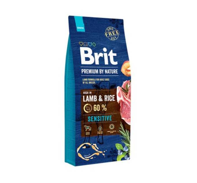 Корм Brit Sensitive для собак 1 кг.