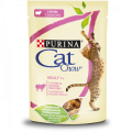 CAT CHOW ADULT. З ягням та зеленою квасолею в желе. Конс/кот 26х85г