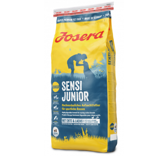 Корм Йозера SensiJunior (Сенсі Юніор)  для підростаючих собак 900 гр