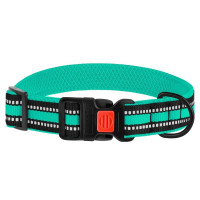 50/1608/Т Нашийник для собак Bronzedog Mesh (розмір S, обхват шиї 25-33 см, ширина 20мм), колір мент