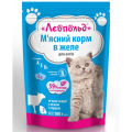 Леопольд (желе) для котів ягня, серце пауч 100гр