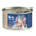 Корм Brit Premium by Nature Cat k 200g курка з яловичиною